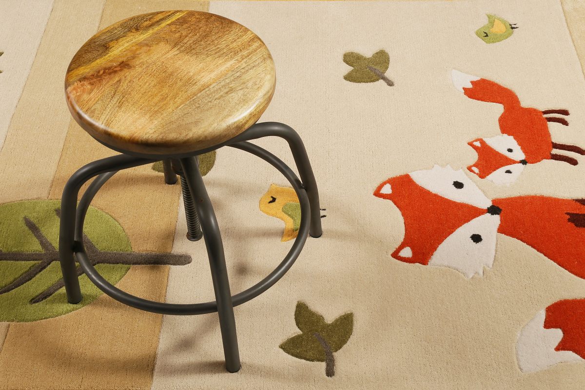 Dětský koberec Esprit Liška v lese béžová