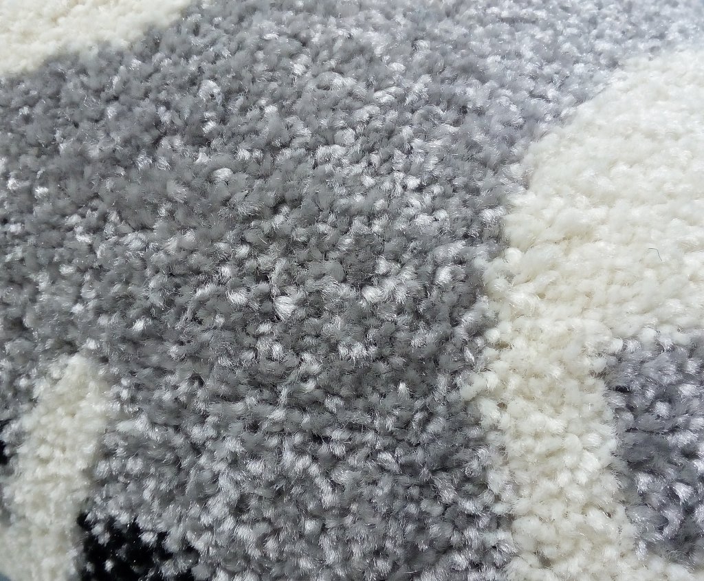 Dětský koberec Livone Graziela Design jablíčka šedá