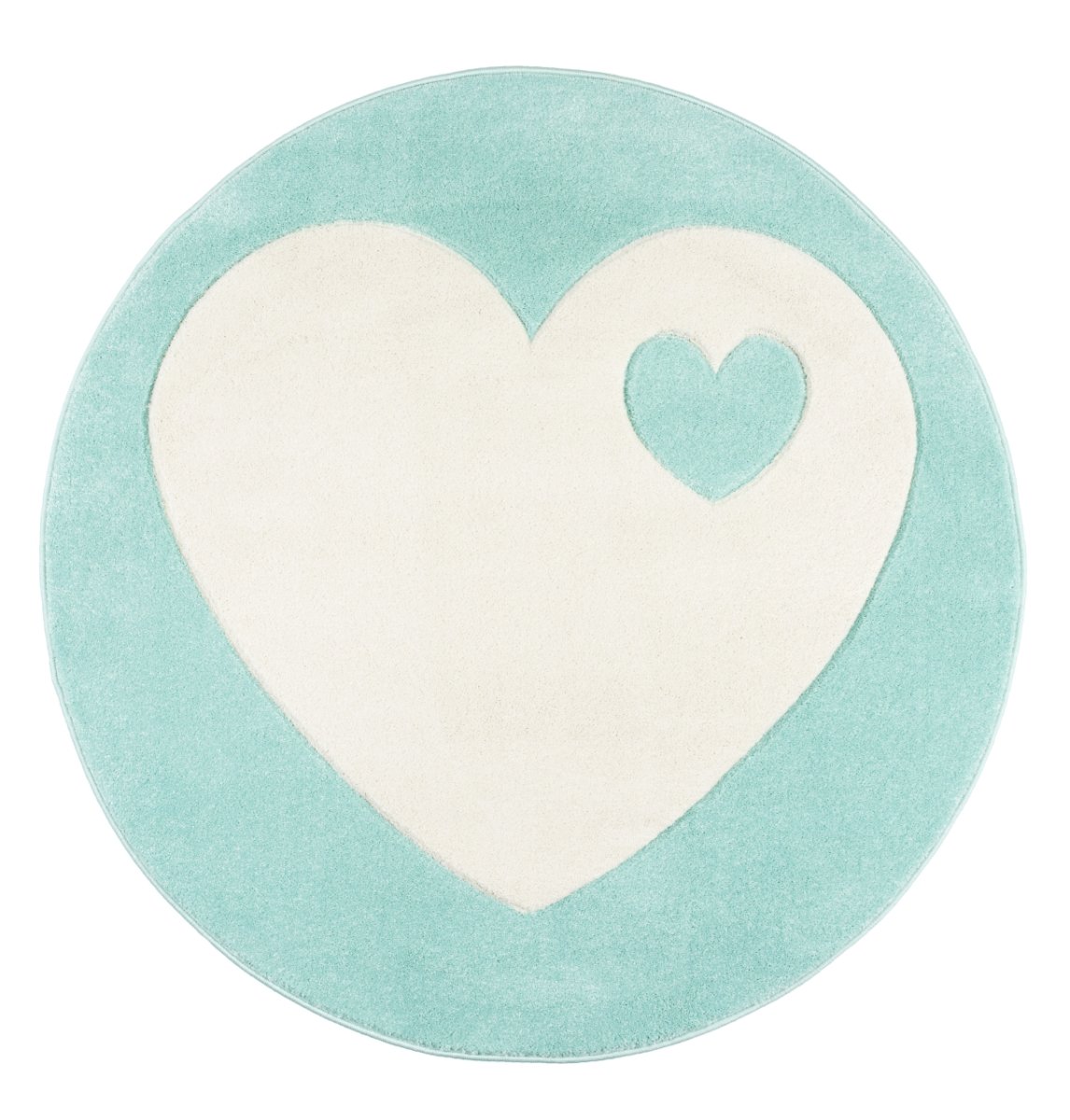 Dětský koberec Livone Graziela Design srdce kruh zelená