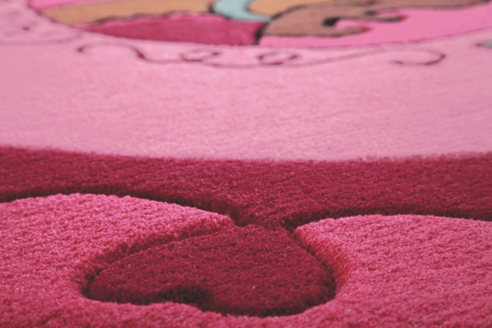 Dětský koberec Sigikid kruh Koníček růžová