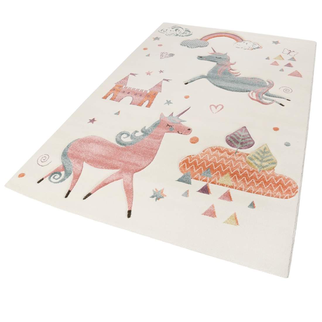 Dětský koberec Esprit Unicorn, jednorožec bílá