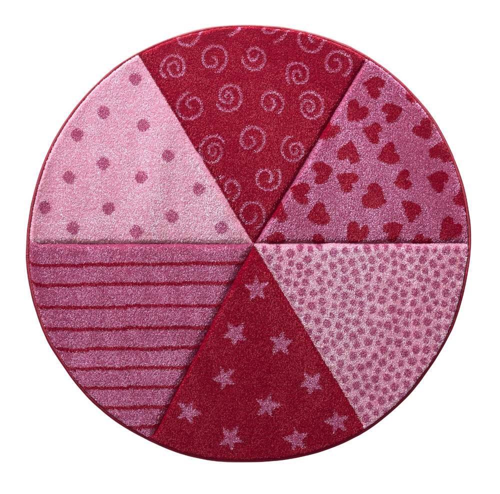 Dětský koberec Sigikid Canon kruh červená