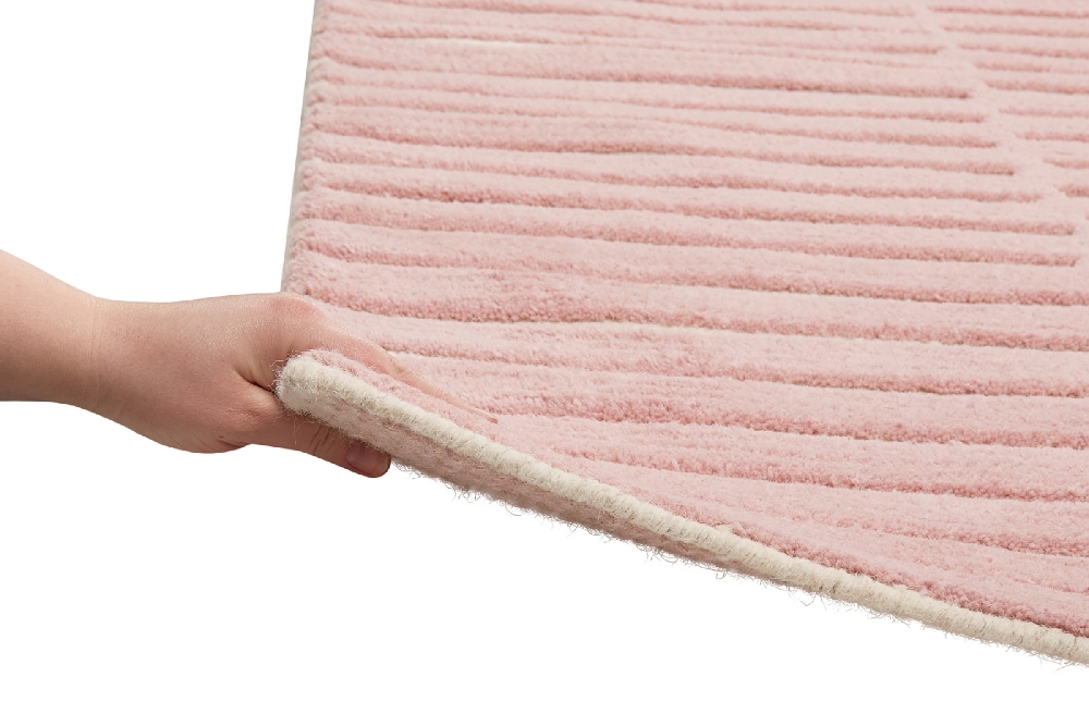 Dětský vlněný koberec Photo růžová