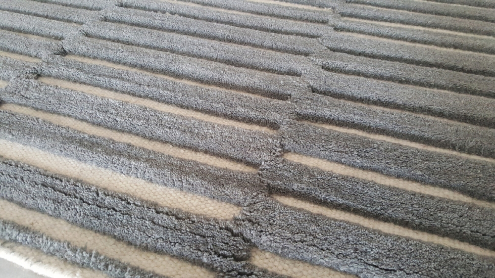 Dětský vlněný koberec Photo šedo hnědá