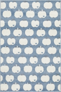 Dětský koberec Livone Graziela Design jablíčka modrá