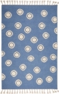 Dětský vlněný koberec Ring modrá
