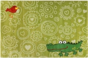 Dětský koberec Sigikid Krokodýl a ptáček